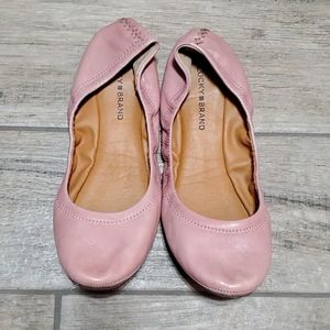 Lucky Brand Pink Ballet Flats